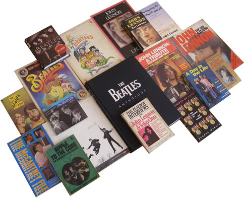 Just a few of the countless books dedicated to the Beatles.